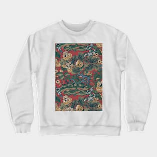 Floral pattern tapestry Crewneck Sweatshirt